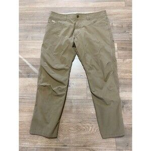Kuhl Revolvr Mens 38X30 Chino Khaki Brown Hiking Casual Cargo Patina Dye Pant